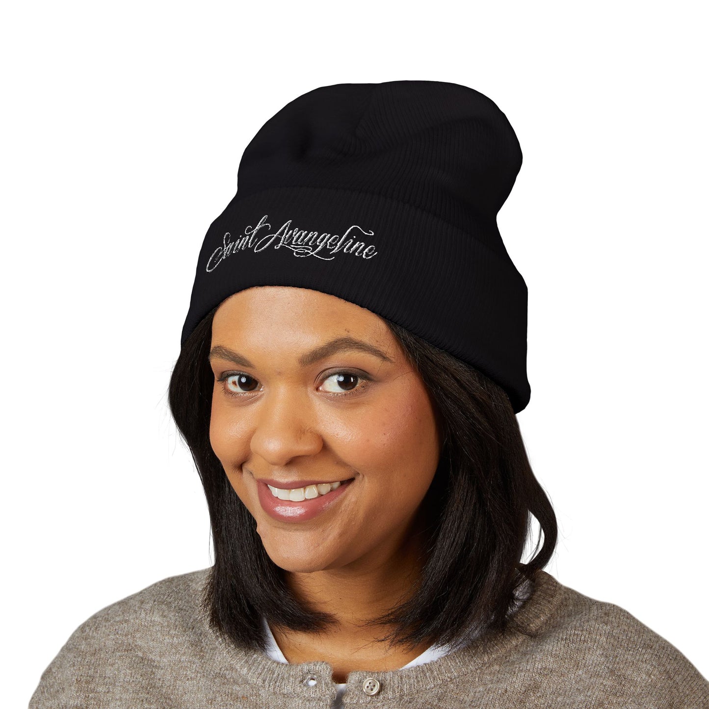 Saint Avangeline Embroidered Beanie